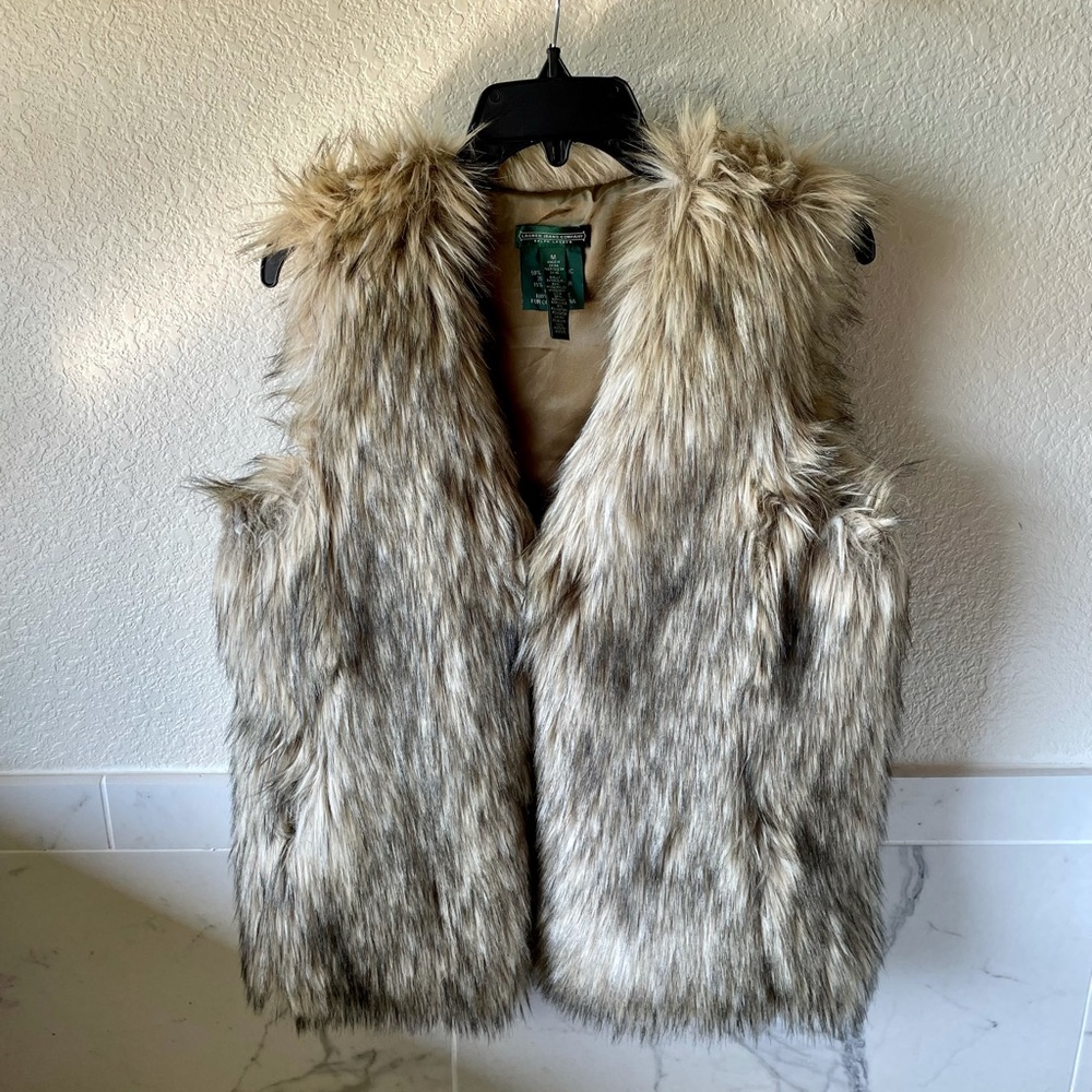 Ralph Lauren Faux Fur Vest